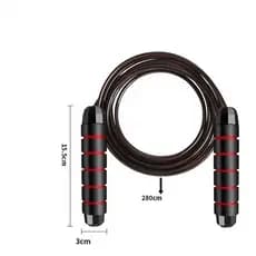 Corda de Pular Crossfit Speed Rope Rolamento 3m Cabo de Aço Envio Imediato