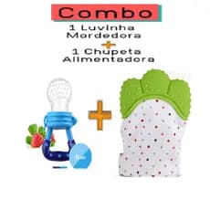COMBO Luvinha Mordedora mais Chupeta Alimentadora