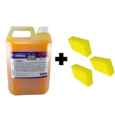 Shampoo com Cera de carnaúba Automotivo 5 Lts de carro e moto Shampoo Automotivo Lavar Carro Kit com concentrado