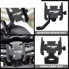 Para HONDA XRE300 XRE 300 Universal Motocicleta Retrovisor Espelho Guidão Porta Telefone Móvel GPS Suporte De Navegação