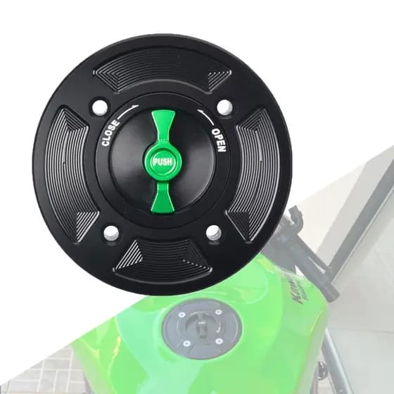 Tampa Do Tanque De Combustível CNC Para Kawasaki Z650 Z900 Z400 Ninja 650 400 Versys-X 300 1000 KLZ1000DKF