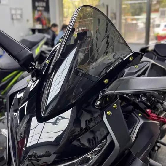 Para Honda CBR650R CBR650R 2019 2020 2021 2022 2023 2024 2025 Motocicleta Bicicleta Pára-Brisa Tela De Bolha Dupla CBR 6