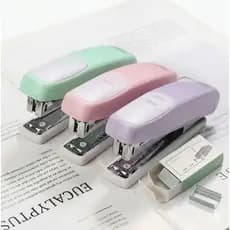 Grampeador 2 em 1 Compacto até 20 Folhas com Grampos 24/6 Portátil para Escola e Escritório