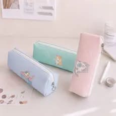 Estojo Escolar Cute de Gato Resistente à Água Porta Canetas Menina