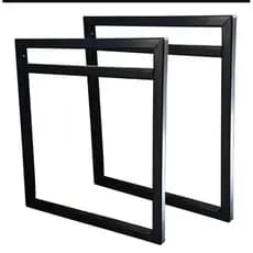 Par Suportes Prateleira 25cm Aço Carbono Estilo Industrial Reforçado Parede Decoração Moderna