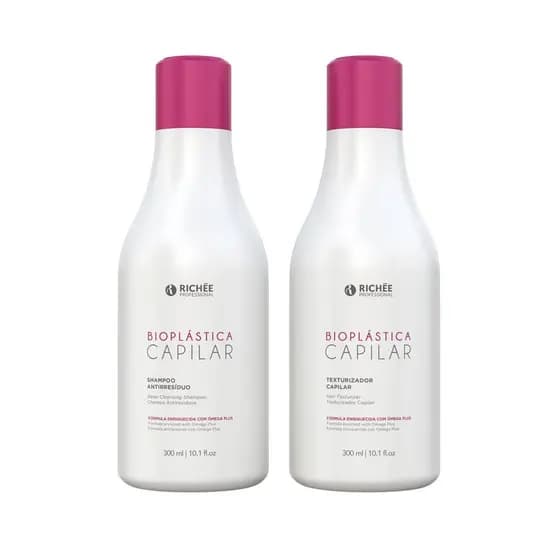Richée Bioplástica Escova Defrizante Kit (2x300ml)