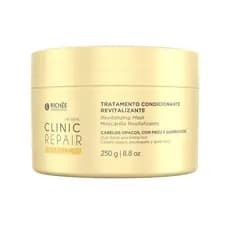 Máscara Profissional Revitalizante 250g Tratamento para Nutrição Hidratação Brilho  Clinic Repair Richée Professional