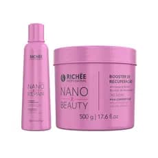 Kit Sh. Antirresíduos 250ml e Booster de Recuperação Nano X Beauty 500g
