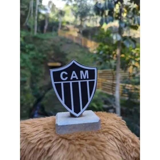 Escudo Atlético MG de Pedra
