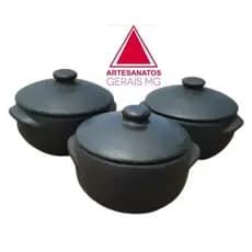 Kit 3 Panelas Barro N1 (1,5 Litros)
