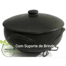 Panela Barro Capixaba N7 e Suporte Brinde.