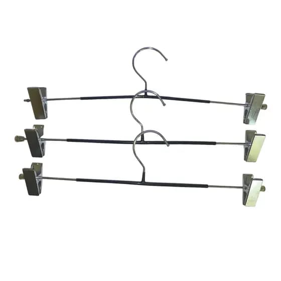 3 Cabides Aço inox com Presilhas