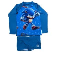 Conjunto sunga e blusa Infantil Estampada Masculino Proteção UV Roupa de banho  infantil