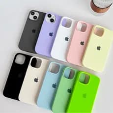 Capa Capinha de Silicone Original p/ iPhone 13 13promax 14 14pro aveludado anti-choque case protetor
