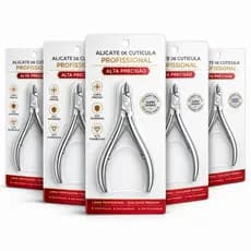 Alicate Removedor Cutícula Cortador Afiado Unha Manicure Profissional Original Em Aço Inox