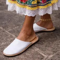 Mule em Couro Confortavel Elegante Babuche Tradicional Confortavel