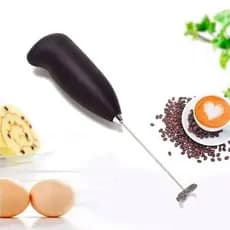 ☕🍳 Mini Mixer Portátil Elétrico a Pilha  – Espumador de Leite e Batedor de Ovos 🍳☕