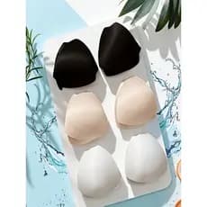 Bojo Cortininha Triângulo Kit 10 Pares 6mm Para Biquíni Crochê Moda Praia Fitness Escolha Cor