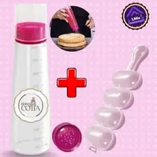 Kit Regador Bisnaga umedecer massas 0,5 Lt. + Boleador Doces