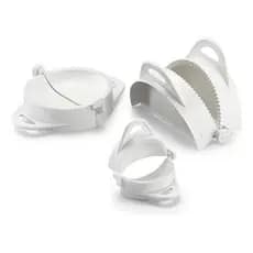 Formas Para Pastel E Salgado Kit Com 3 Tamanhos