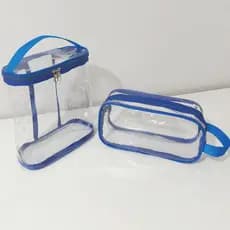 Kit Necessaire + Porta Shampoo organizadores de viagem
