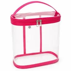 Porta Shampoo Necessaire Maquiagem Organizadora Viagem Praia Transparente