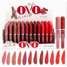 Batom Ovo Líquido Matte Vivai. Batom Ovo. Batom Líquido. Batom Matte.Batom Vivai.