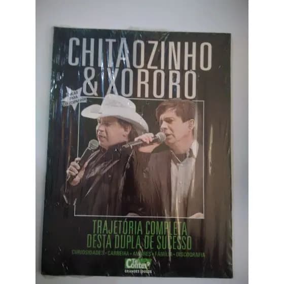 livro revista Chitãozinho e Xororó