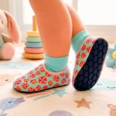 Sapatilha Aquática Infantil Bebe Tenis Hibrida Antiderrapante Lançamento Inverno Sem Cadarço Fechado Respiravel