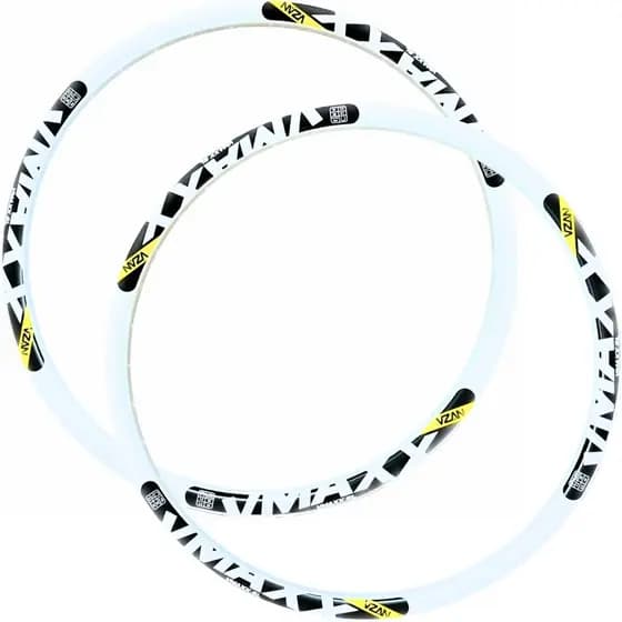 Par Kit 2 Aro 29 Vmaxx SL 36F Branco Freio À Disco Bike Mtb Downhill Downhil Vzan