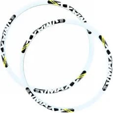 Par Kit 2 Aro 29 Vmaxx SL 36F Branco Freio À Disco Bike Mtb Downhill Downhil Vzan