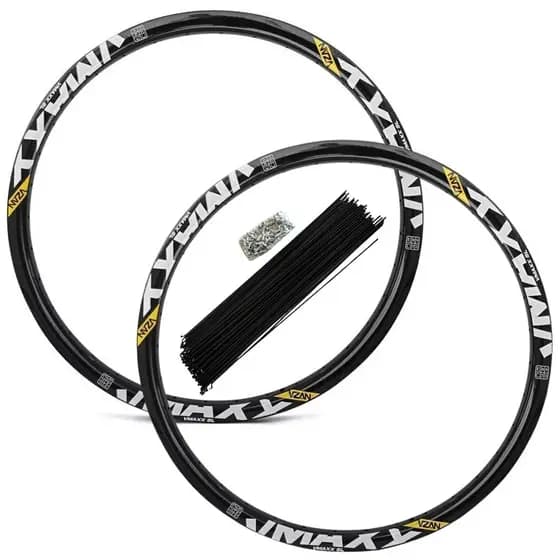 Kit Aro 29 Roda Vzan Vmaxx Sl Freio A Disco 36 Furos Com Raios e Niples