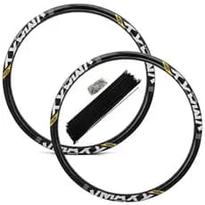 Kit Aro 29 Roda Vzan Vmaxx Sl Freio A Disco 36 Furos Com Raios e Niples