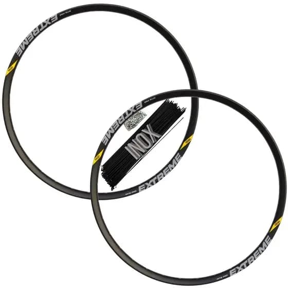 Kit Aro 29 Roda Vzan Extreme Pro Tubeless Bike Com Raios Inox