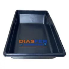 Masseira 130 Litros Bater Cimento Concreto, Material Resistente Pedreiro Obra Construtor Pintor