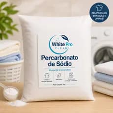 Percarbonato de Sódio 100% Puro Limpeza Em Geral Tira Manchas Roupas Brancas 500g/1kg /2kg