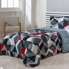 Coberdrom Solteiro Estampado 2 peças