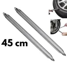 Kit 2 Espátula Para Pneu Borracheiro Chata De 18 Pol. 45cm