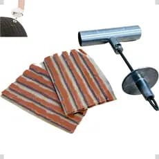 Aplicador De Remendo Macarrão Agulha Reparo Pneus + 10 Refil