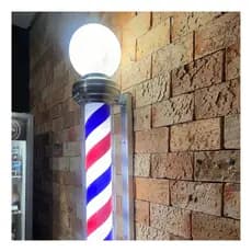 Barber Pole Gigante 110cm Com Globo Marca Megan
