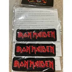 Patche bordado Iron Maiden com termocolante