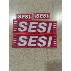 patch bordado SESI grande 4 unidade com termocolante moletom inverno.