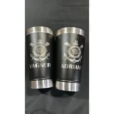 Copo térmico Corinthians personalizado com seu nome