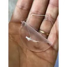 Medalha Acrílico cristal 2mm 5 cm kit 10/ 30/ 50 / 100 unidades cortado a LASER