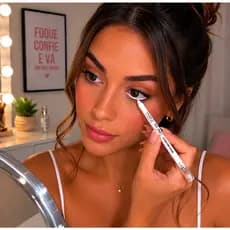 LAPIS DE OLHO DELINEADOR BRANCO PINK21 — DESTAQUE SUA MAKE