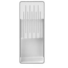 ORGANIZADOR FACAS CLEAR BRANCO FECHADO