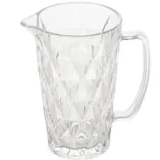 Jarra Diamante Original 1000ml – Vidro Premium Resistente e Elegante p/ Água, Suco e Mesa Posta