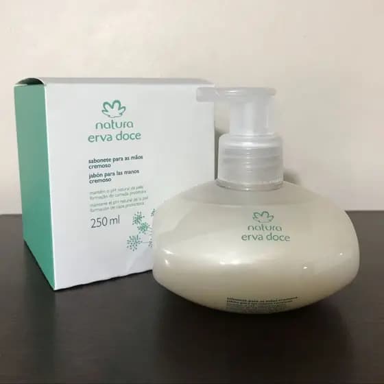 Sabonete Cremoso para as Mãos Erva Doce - Natura 250ml