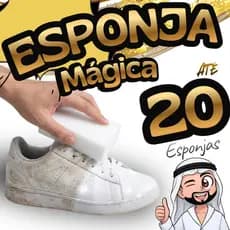Esponja Mágica Melamina Premium | Tira Riscos, Limpa Parede e Tênis - Super Limpeza