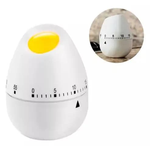 Timer Temporizador De Ovo Cozinha Mecânico 55 Minutos Clink - Prático e Preciso